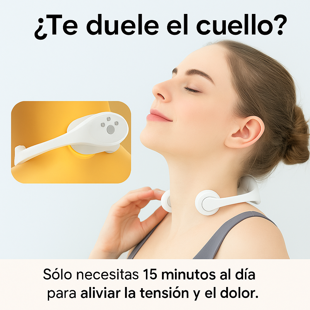 PulsePro™ – Masajeador Cervical Inteligente con Tecnología EMS