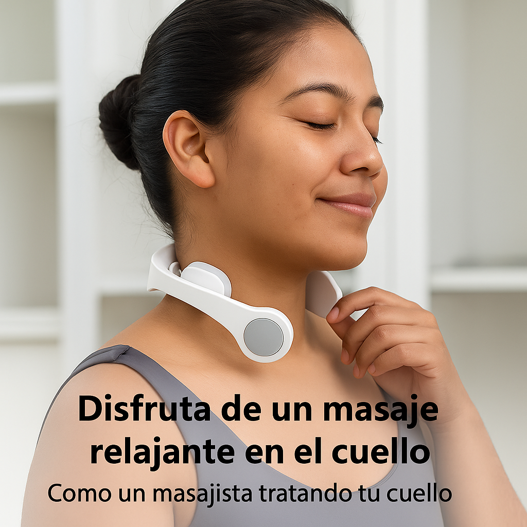 PulsePro™ – Masajeador Cervical Inteligente con Tecnología EMS