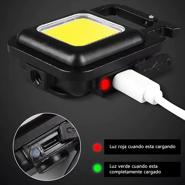 Mini-linterna LED Potente y Recargable