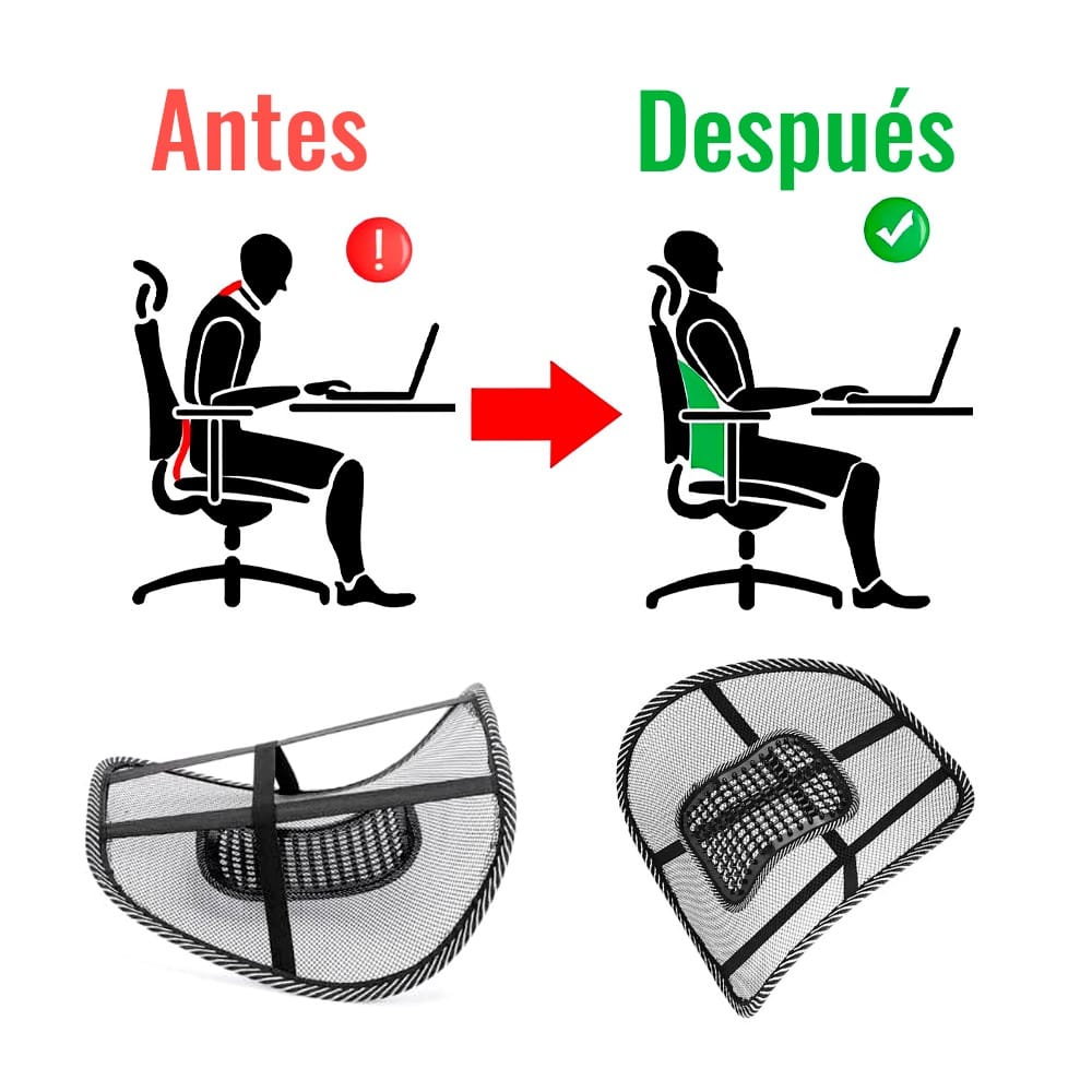 ESPALDAR LUMBAR PARA ASIENTO DE AUTO