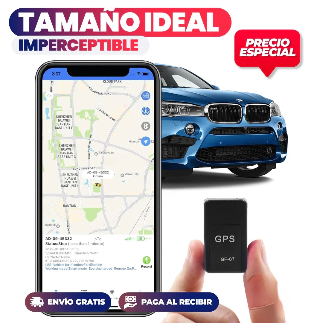 Mini Rastreador GPS Espía con Audio + ¡Envío GRATIS!