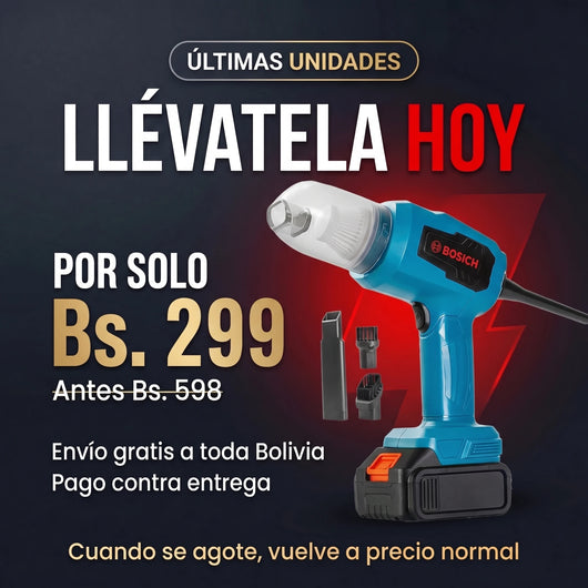 Oferta de lanzamiento Bs 299 con envío gratis y pago contra entrega