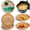 Moldes Pergamino Air Fryer 100 Unidades® — Antiadherente y Resistente al Calor