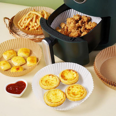 Moldes Pergamino Air Fryer 100 Unidades® — Antiadherente y Resistente al Calor