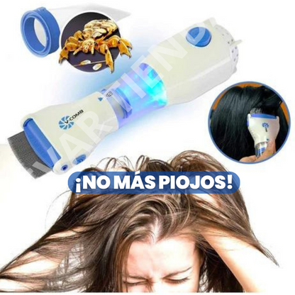 Cepillo Eléctrico Antipiojos® — Elimina Piojos y Liendres sin Químicos