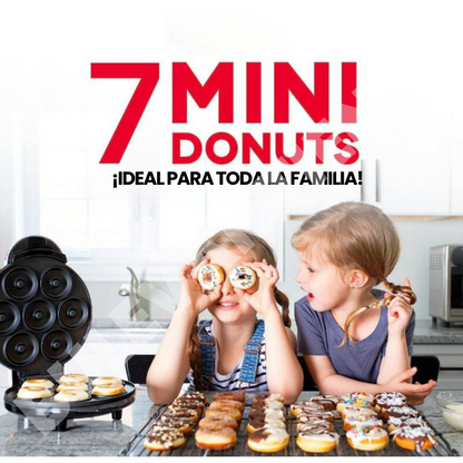 Máquina para Mini Donuts® — Eléctrica Antiadherente 7 Cavidades