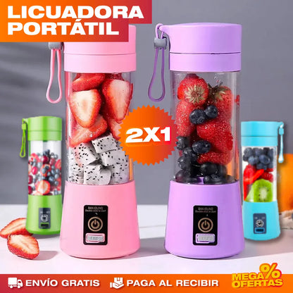 Licuadora Portátil Recargable® — Batidos en 30 Segundos | Promo 2x1