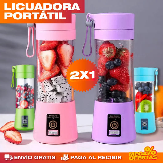 Promo 2x1 - Licuadora Portátil Recargable® — Batidos en 30 Segundos