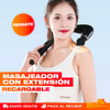 Masajeador con Extensión Recargable® — Alivia Espalda y Cuello a Profundidad