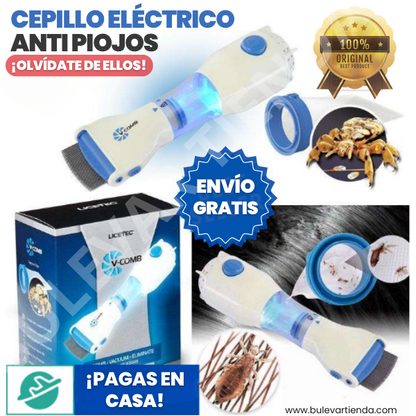 Cepillo Eléctrico Antipiojos® — Elimina Piojos y Liendres sin Químicos