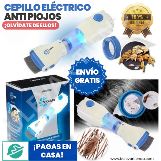 Cepillo Eléctrico Antipiojos® — Elimina Piojos y Liendres sin Químicos