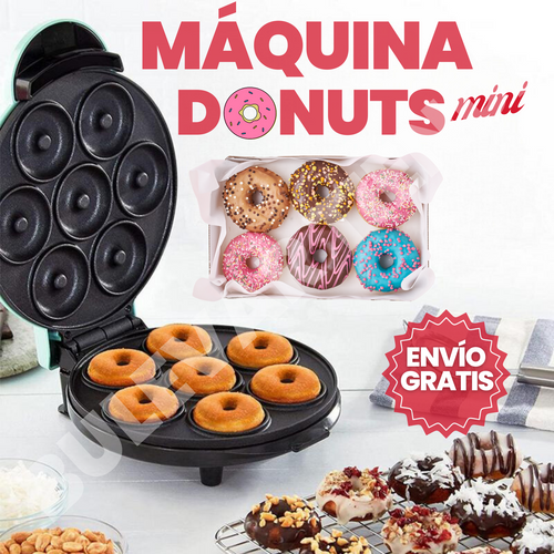 Máquina para Mini Donuts® — Eléctrica Antiadherente 7 Cavidades