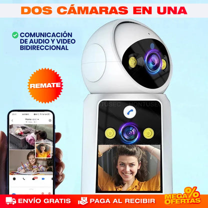 FamilyCam Pro® — Cámara Videollamada con Pantalla