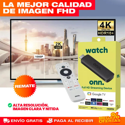 Convertidor Smart TV Google XUPER® — Android TV Certificado 4K