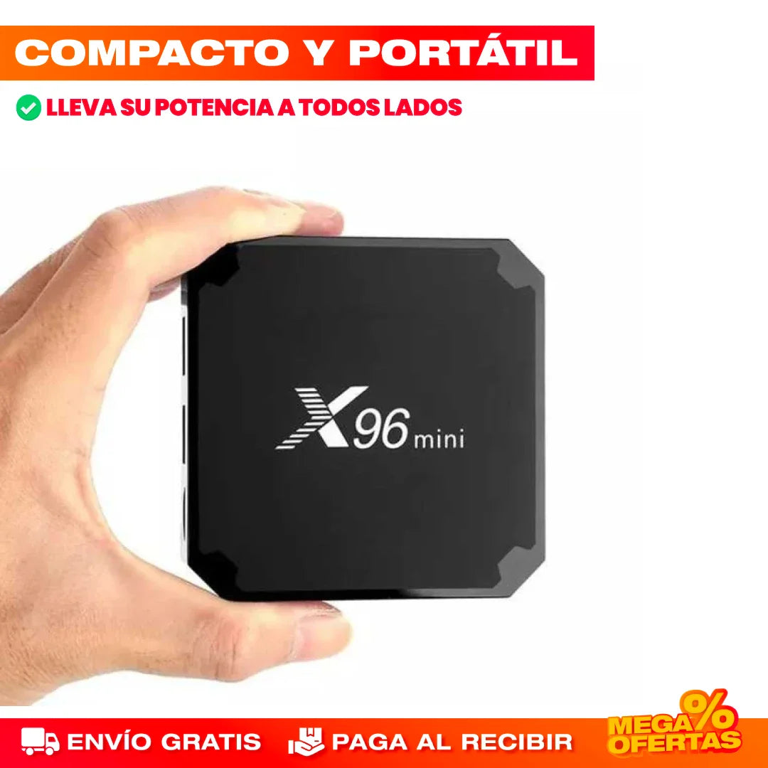 Decodificador Smart TV 4K X96 Mini® — Económico Android para Netflix y YouTube