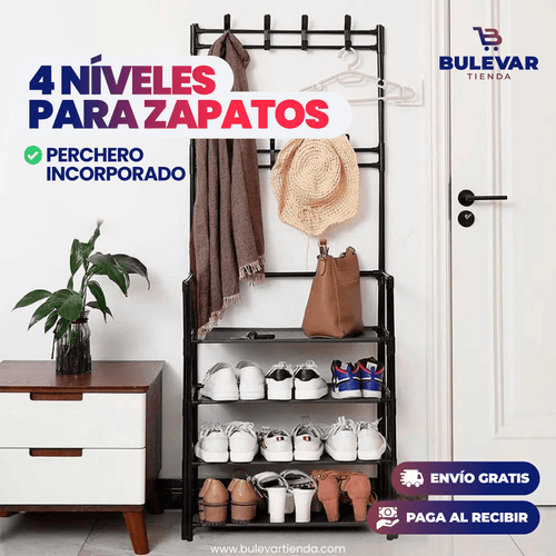 OrdenTotal Pro® - Organizador 5 Niveles Zapatos y Ropa