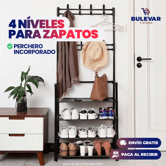 OrdenTotal Pro® - Organizador 5 Niveles Zapatos y Ropa - Charliac Bolivia