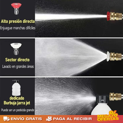 Hidrolavadora Inalámbrica de Alta Presión® — Pistola Recargable 22 Bar