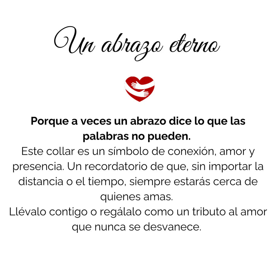 Collar Abrazo Eterno 💝 - Unidos por siempre - Charliac Bolivia