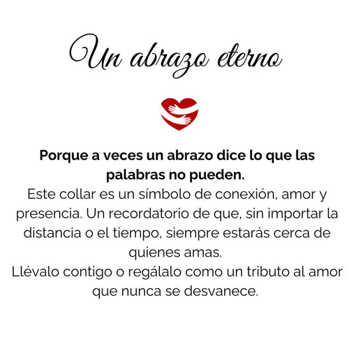 Collar Abrazo Eterno 💝 - Unidos por siempre