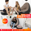 Sofá Inflable Premium 2 en 1 con Reposapiés® — Cómodo Donde Quieras