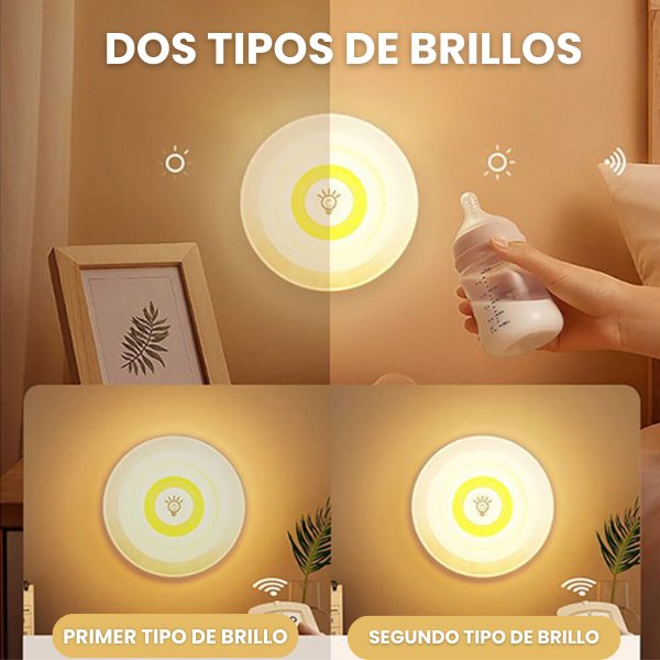Set 3 Luces LED Inalámbricas® — Sin Cables con Control Remoto
