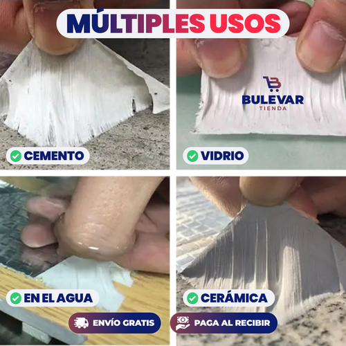 Cinta Impermeable Súper Adhesiva 30 Metros® — Repara Goteras y Fugas al Instante