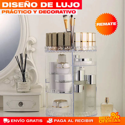 Organizador Giratorio 360° de Maquillaje® — Para Cosméticos y Skincare