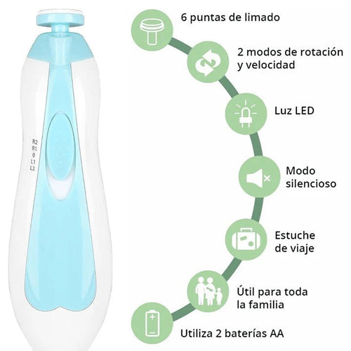BabyPro ™️ -  Cortauñas Eléctrico para Uñas de Bebé