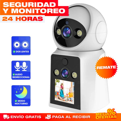 FamilyCam Pro® — Cámara Videollamada con Pantalla