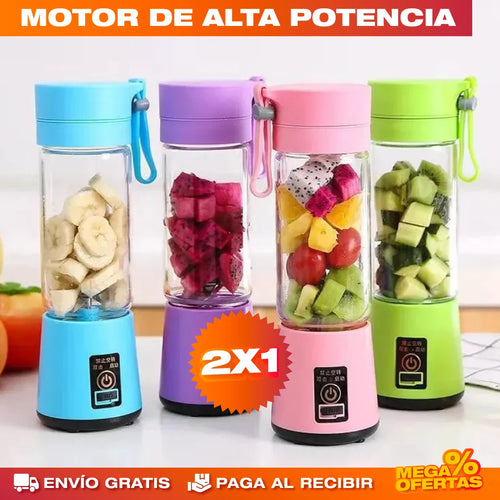 Promo 2x1 - Licuadora Portátil Recargable® — Batidos en 30 Segundos