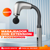 Masajeador con Extensión Recargable® — Alivia Espalda y Cuello a Profundidad