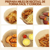 Moldes Pergamino Air Fryer 100 Unidades® — Antiadherente y Resistente al Calor