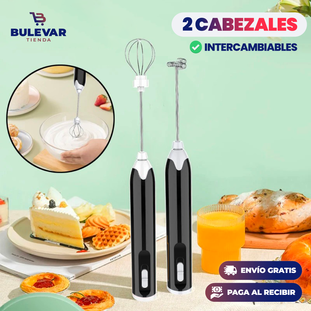 Espumador de Leche Eléctrico Recargable® — Capuchinos Cremosos en Casa