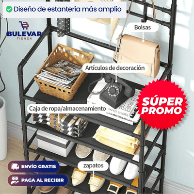 OrdenTotal Pro® - Organizador 5 Niveles Zapatos y Ropa - Charliac Bolivia