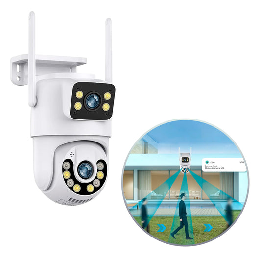 DuoCam Pro® — Cámara WiFi Doble Lente PTZ 3MP