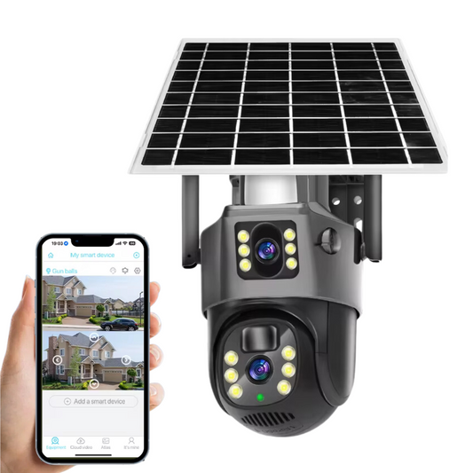 SolarGuard Pro® — Cámara Solar 4G Doble Lente