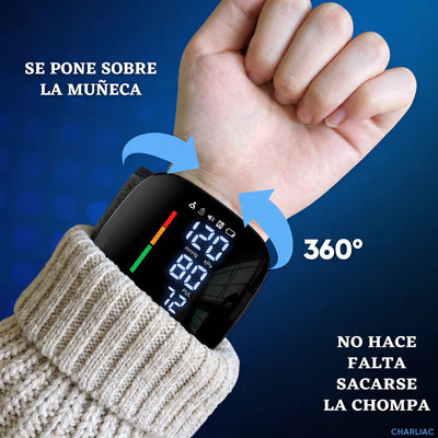 Tensiómetro Digital de Muñeca® — Voz en Español + Recargable USB-C