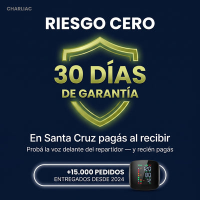 Tensiómetro Digital de Muñeca® — Voz en Español + Recargable USB-C