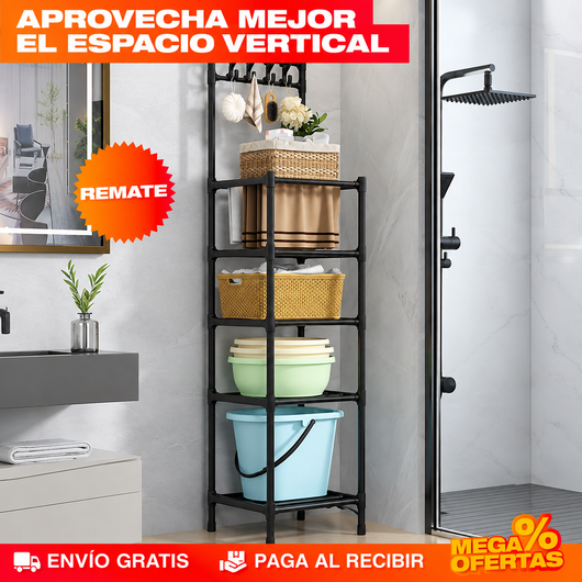 Carrito organizador en el baño: aprovechá el espacio vertical