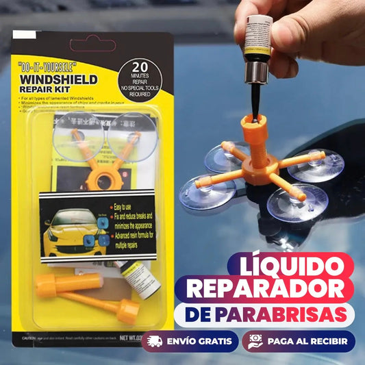 KIT REPARACIÓN DE PARABRISAS Y VIDRIOS + ENVÍO GRATIS