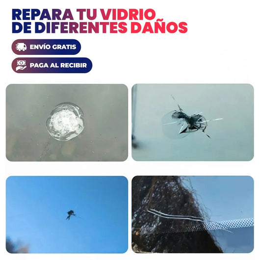 KIT REPARACIÓN DE PARABRISAS Y VIDRIOS