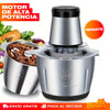 Molino picador eléctrico 2L de acero inoxidable para carne, especias y maní