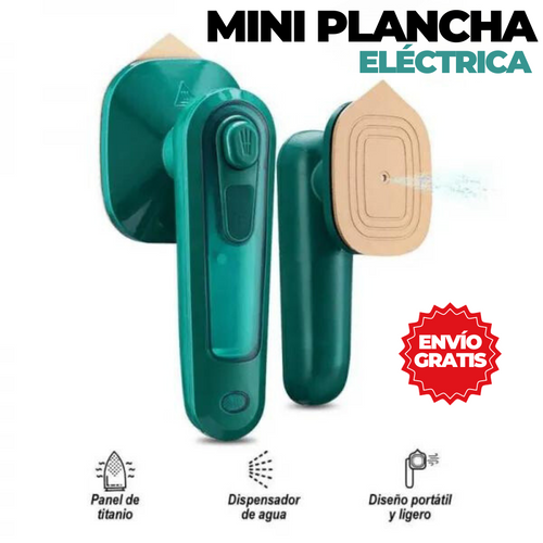 Mini Plancha a Vapor Portátil® — Quita Arrugas en Segundos para Viajar