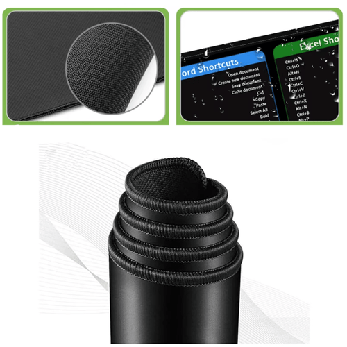 FocusPad™ - Alfombrilla XL con Atajos de Office y Windows