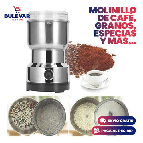 Molinillo Eléctrico Multifuncional® — De Grano a Harina en 10 Segundos