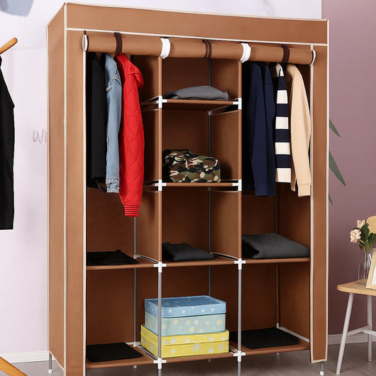 Closet Armable Portátil® — 3 Cuerpos + 8 Compartimentos Tela Impermeable