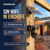 Cámara Solar 4G instalada en una obra sin enchufe ni wifi: se carga con el sol y anda con chip, como tu celular