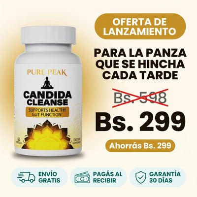 Candida Cleanse™ - Limpieza Intestinal en Cápsulas