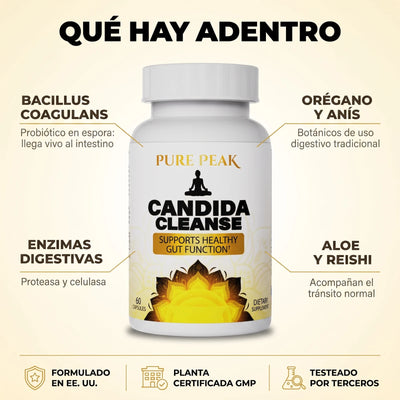 Candida Cleanse™ - Limpieza Intestinal en Cápsulas